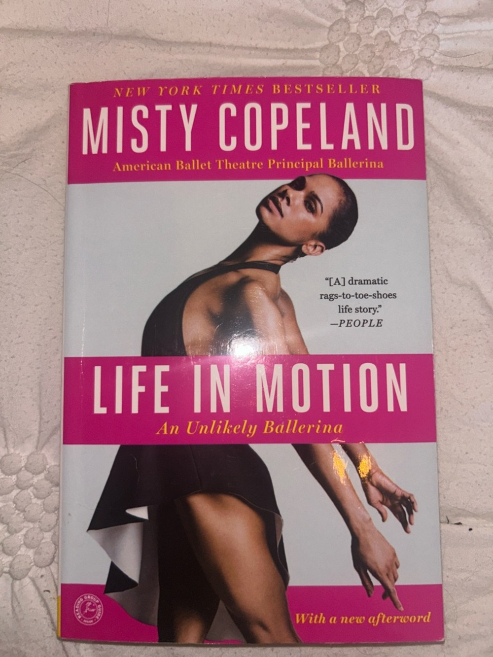 Misty Copeland "Life in Motion" Hardcover - Pink Accent